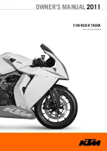 KTM 1190 RC8 R Track Owner'S Manual preview