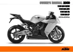 Preview for 1 page of KTM 1190 RC8 Owner'S Manual