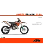 Предварительный просмотр 2 страницы KTM 125 SX 2010 Owner'S Manual