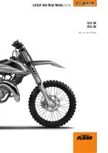 KTM 125 SX 2018 Setup Instructions предпросмотр