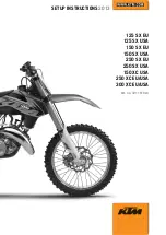 KTM 125 SX EU 2013 Setup Instructions preview