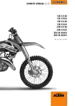 KTM 125 SX EU 2015 Owner'S Manual preview