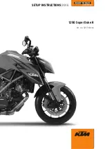 Предварительный просмотр 1 страницы KTM 1290 Super Duke R 2016 Setup Instructions