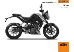 KTM 200 Duke 2017 Owner'S Manual preview