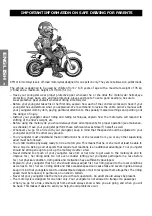 Предварительный просмотр 6 страницы KTM 2001 50 SX Pro Senior LC Owner'S Handbook Manual