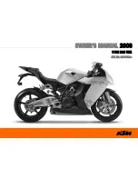 KTM 2008 1190 RC8 USA Owner'S Manual предпросмотр