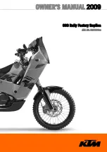 Preview for 1 page of KTM 2009 690 Rally Factory Replica Owner'S Manual