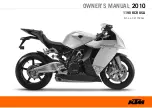 KTM 2010 1190 RC8 Owner'S Manual preview