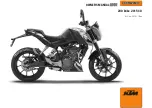 Preview for 1 page of KTM 2015 200 Duke Owner'S Manual