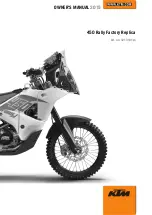 Preview for 1 page of KTM 2015 450 Rally Factory Replica Owner'S Manual