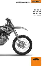 KTM 2015 450 SC-F USA Owner'S Manual preview