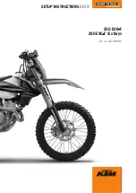 KTM 250 EXC-F 2019 Setup Instructions preview