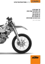 KTM 250 EXC-F EU 2015 Setup Instructions preview