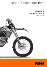 Preview for 1 page of KTM 250 EXC-F EU Setup Instructions