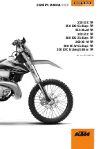 Preview for 1 page of KTM 250 EXC Six Days TPI Owner'S Manual