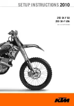 Preview for 1 page of KTM 250 SX-F EU Setup Instructions