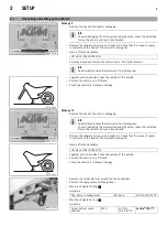 Preview for 5 page of KTM 250 SX-F Setup Instructions