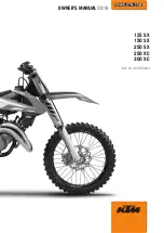 Preview for 1 page of KTM 250 SX Owner'S Manual