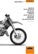 Предварительный просмотр 1 страницы KTM 300 EXC Repair Manual