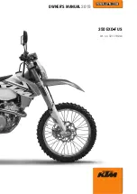 KTM 350 EXC-F 2015 Owner'S Manual preview