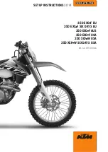 Предварительный просмотр 1 страницы KTM 350 EXC-F AUS 2014 Setup Instructions