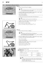 Предварительный просмотр 5 страницы KTM 450 XC-W USA Setup Instructions