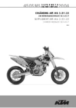 Предварительный просмотр 1 страницы KTM 450SMS 2004 Owner'S Manual