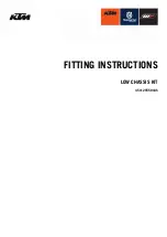 KTM 45412955044S Fitting Instructions Manual preview