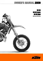 KTM 50 SX 2009 Owner'S Manual предпросмотр