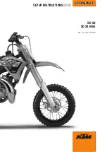 KTM 50 SX 2015 Setup Instructions preview
