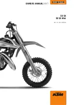 Предварительный просмотр 1 страницы KTM 50 SX 2017 Owner'S Manual