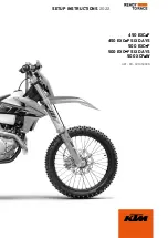 KTM 500 EXC-F 2022 Setup Instructions предпросмотр