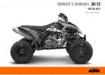 KTM 525 XC Owner'S Manual preview