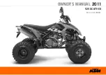 KTM 545 XC ATV EU 2011 Owner'S Manual preview