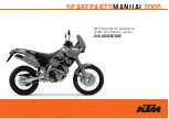 KTM 640 ADVENTURE 2005 Spare Parts Manual предпросмотр