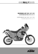 KTM 660 RALLY 2005 Supplement Manual preview