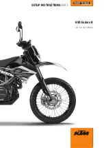 KTM 690 Enduro R 2017 Setup Instructions предпросмотр