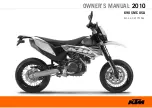 Preview for 1 page of KTM 690 SMC USA 2010 Owner'S Manual