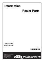 Preview for 1 page of KTM 7810791304404 Information