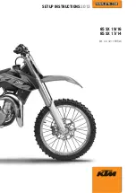 Предварительный просмотр 1 страницы KTM 85 SX 17/14 2013 Setup Instructions