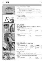 Preview for 5 page of KTM 85 SX 17/14 2015 Setup Instructions