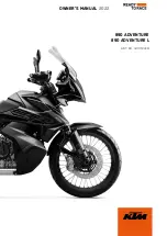 Предварительный просмотр 1 страницы KTM 890 ADVENTURE 2022 Owner'S Manual