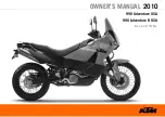 Предварительный просмотр 1 страницы KTM 990 Adventure R USA 2010 Owner'S Manual