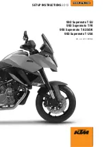 KTM 990 Supermoto T 2012 Setup Instructions preview