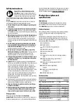 Preview for 25 page of KTM BDU3740 Operating Instructions Manual