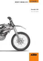 Preview for 1 page of KTM Freeride E-SX Owner'S Manual