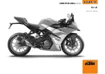 KTM RC 125 2019 Owner'S Manual предпросмотр