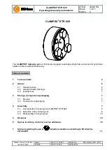 Предварительный просмотр 1 страницы KTR-Group CLAMPEX 620 Operating & Assembly Instructions