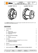 KTR-Group CLAMPEX KTR 125 Operating & Assembly Instructions предпросмотр