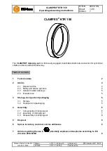 KTR-Group CLAMPEX KTR 150 Operating & Assembly Instructions предпросмотр